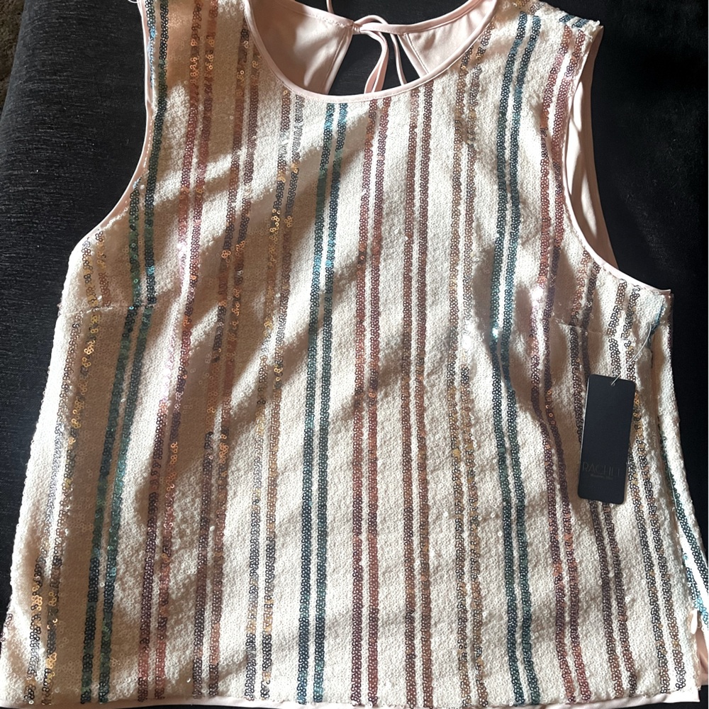 Sleeveless Sequin Top